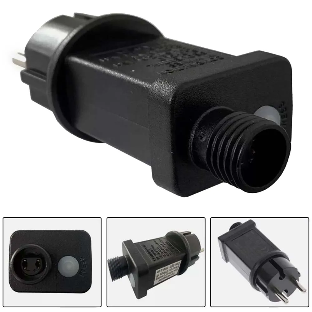 LED مصباح سائق التبديل محول الاتحاد الأوروبي 8 طرق مقاوم للماء أضواء الجنية موائم مصدر تيار وظيفة IP44 لعيد الميلاد والهالوين