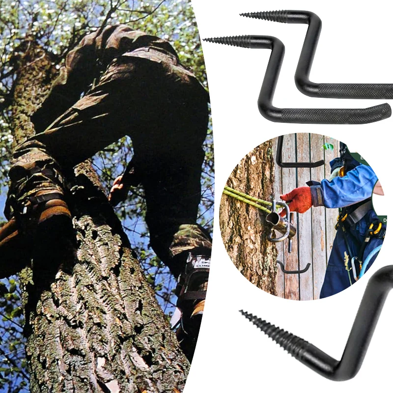 

Tree Step for Outdoor Climber Will Screw Wood Climb or Hookup Easily Tree Step for Outdoor Clmbing Tree Tool Hunting Accessories