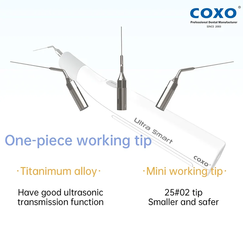 COXO Ultra Smart Endo Ultrasonic Activator Wireless LED Ultrasonic Activator For Endodontic Root Canal Irrigation