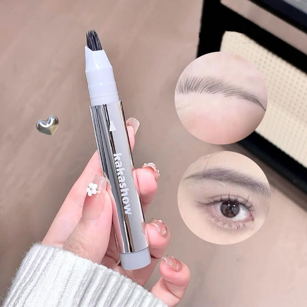 Crayon à sourcils multi-fourchettes, liquide imperméable, longue durée, séchage rapide, bâton de tatouage professionnel pour sourcils sauvages, maquillage