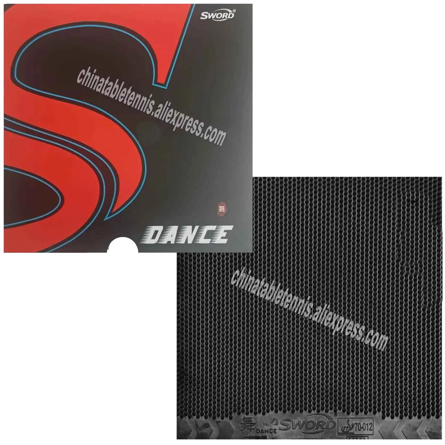

Оригинальная накладка для настольного тенниса Sword Dance Medium Pips-out с губкой