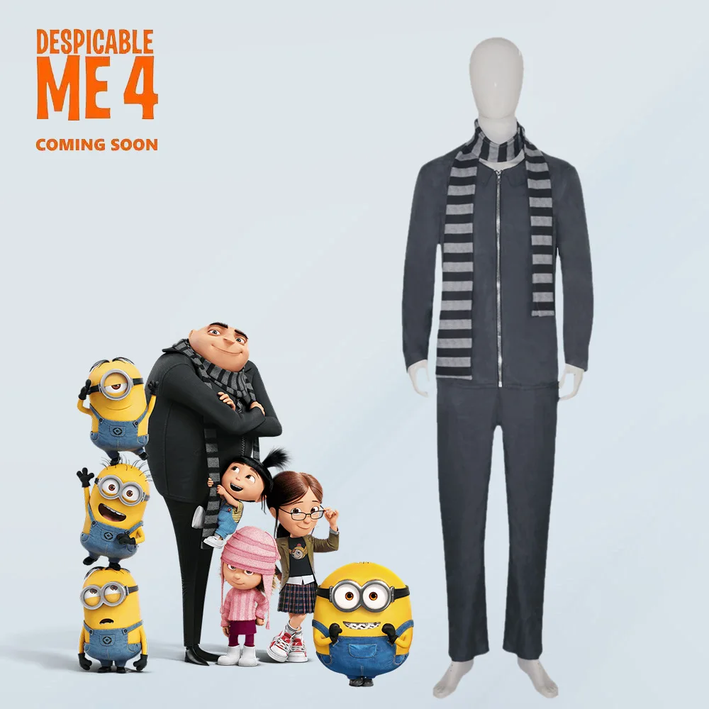 

Костюм миньона из фильма «Гадкий я», подходит для Хэллоуина или сценического костюма для косплея