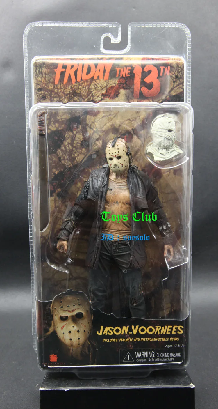 

NECA Black Friday Jason Double Headed Jason Can Replace Head Jason 7-inch Spot Gift Items for Friend Party Anime Toys Surprise