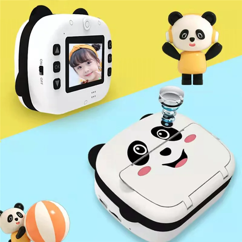 ABWG-Instant Print Camera Thermal Printing Photo Camera Kid WIFI Digital Camera Girls Toy Child 1080P HD Video