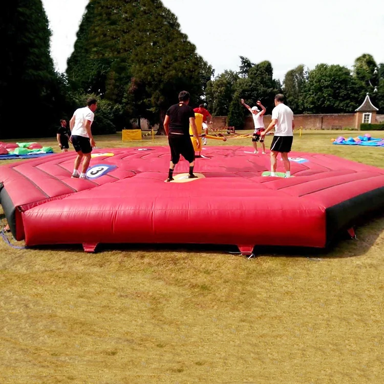 لعبة فريق الرياضة الرجل الأخير لعبة Meltdown الدائمة آلة مسح قابلة للنفخ دورة مسح للبيع لعبة Meltdown القابلة للنفخ #3