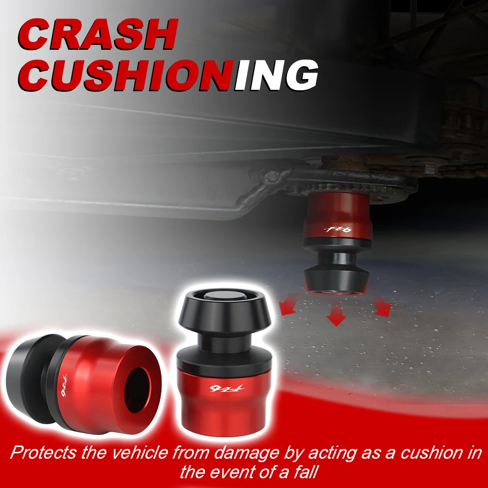 Rear Axle Crash Sliders Stand Screw Swingarm Spools Fit For FMX 650 2005 2006 2007 YAMAHA FZ6 2004-2006 XJ 6 2009-2017 FZR 600
