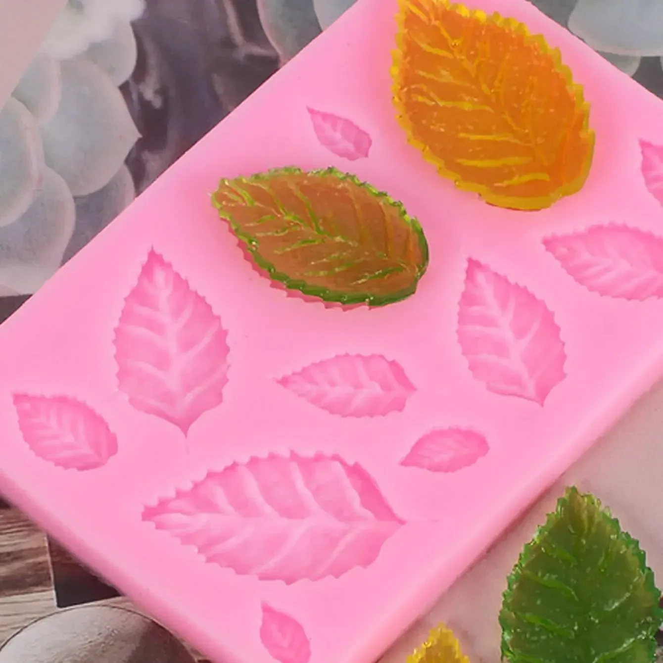 

DIY лист кленовый лист силиконовая форма коллекция листьев переворачивающаяся силиконовая форма формы для украшения торта аксессуары из смолы и глины