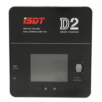 ISDT D2 MARK II 200W 20A AC Dual Channel Output Battery Balance Charger For RC Car Airplane  2-6S Lipo LiHv LiFe