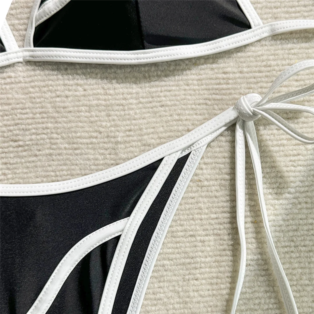 Neues 3-teiliges Bikini-Set mit Rock, Rüschen und Splicing-Design, Damen-Badebekleidung, dreiteiliger Bikini, Badeanzug, Badebekleidung, Schwimmbekleidung V7072 – Detail 19