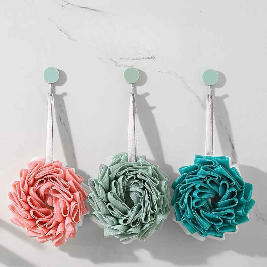 

Shower Mesh Foaming Sponge Bath Ball Towel Loofah Body Scrub Exfoliating Back Brush Skin Cleaner Bath Bubble Ball Bathing Tools