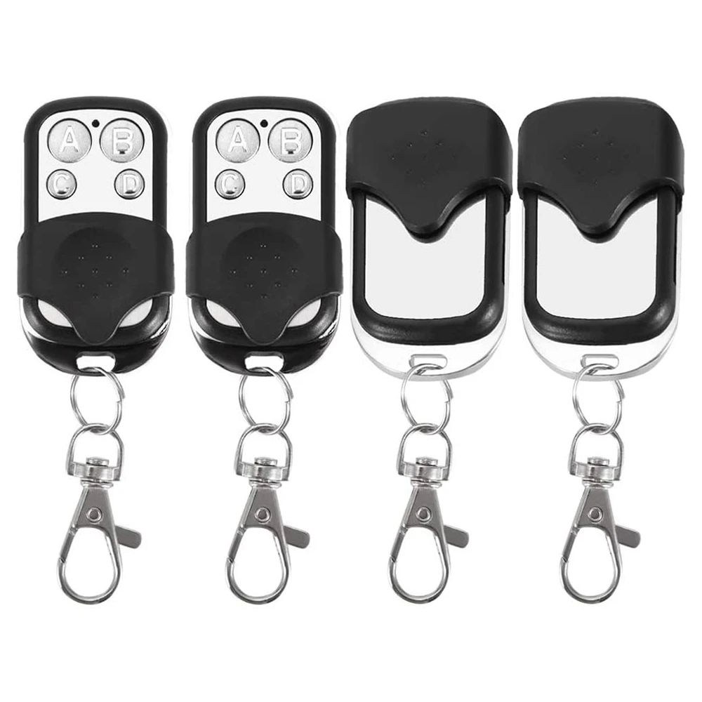 HFES пульт дистанционного управления, 4 шт., пульт дистанционного управления для гаражных ворот, 433 МГц для автомобиля, гаражных ворот, клонирование ворот, ключ дистанционного управления
