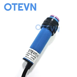 E3F-DS30P1 P2 C2 C4 M18 Adjustable Diffuse Reflection Photoelectric Switch Sensor Three Wire 6-36V NPN PNP NO NC Automation PLC