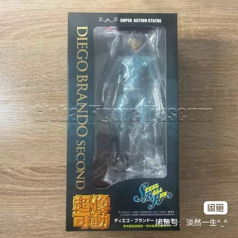 En stock: Estatua original súper articulada de JoJo's Bizarre Adventure Part.7 Ball Run, figura de Diego Brando, coleccionable, regalo.