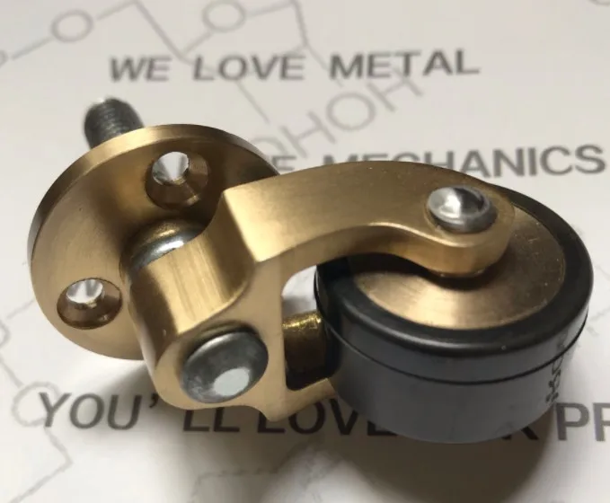 

4 шт./лот, высота: 60 мм, диаметр колеса: 25 мм, европейская мебель, фортепиано, диван, винтовой ролик, универсальное колесо/резиновый ролик