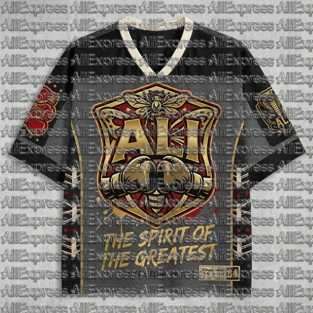 2026 Popular 80s Themed Sports Fashion Short Sleeved V-neck Mesh Streetwear Retro Band Movie Game Fan Gift T-shirt