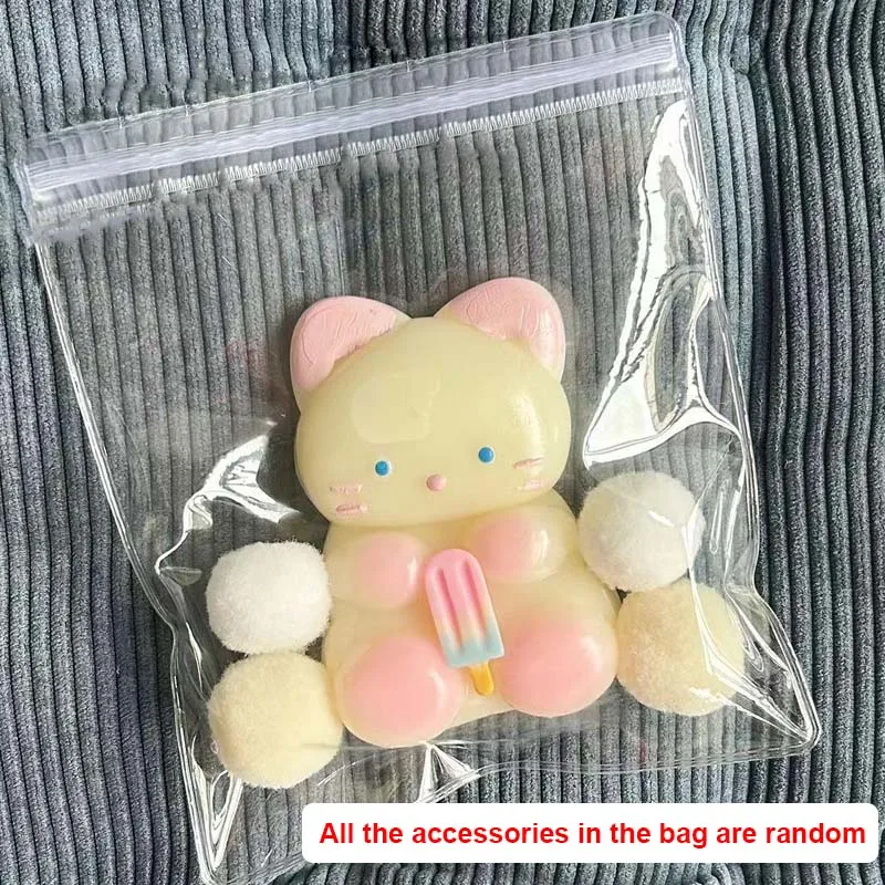 Cartoon Lamb Squeeze TPR Fidget Sensory Toy Creative 3D Animal Pinch Decompression Party Gift Stress Relieving Toys