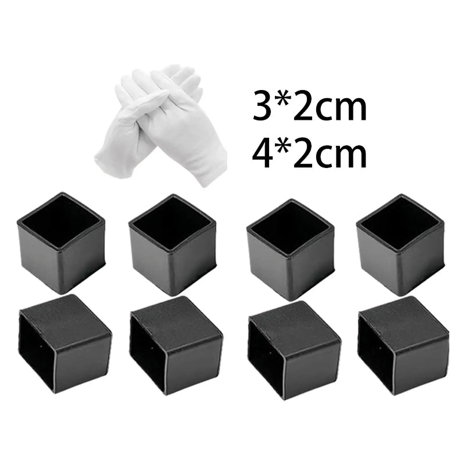 Auto Crossbar End High Strength Plastic Car Roof Rack Crossbar Cover End Caps for Universal Luggage Carrier
