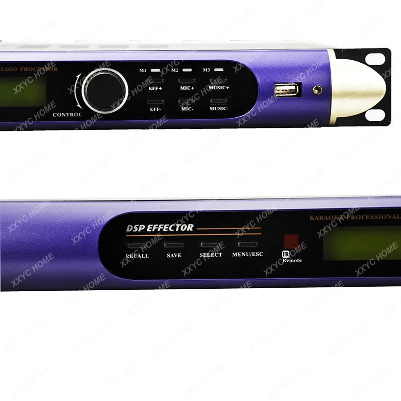 تأثيرات الكل في واحد خلاط الكاريوكي المهنية الغناء مؤتمر بلوتوث المنزل مكافحة عواء قمع الميكروفون