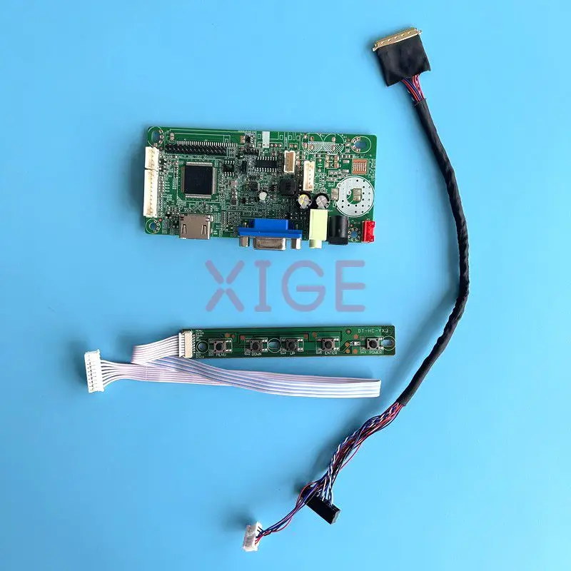 

For B140XW01 B140XW02 B140XW03/04 LCD Screen Controller Board 40Pin LVDS 1366*768 DIY Kit 14" Laptop Monitor HDMI-Compatible VGA