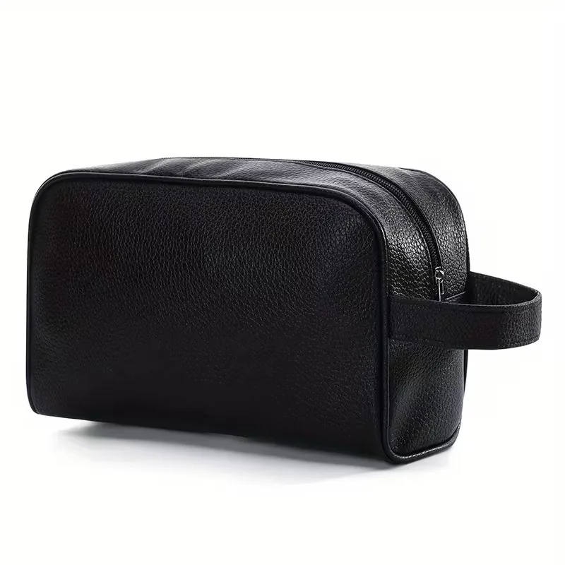Large PU Toiletry Bag Waterproof Makeup Organizer Travel Cosmetic Case Portable Storage for Bathroom Essentials​