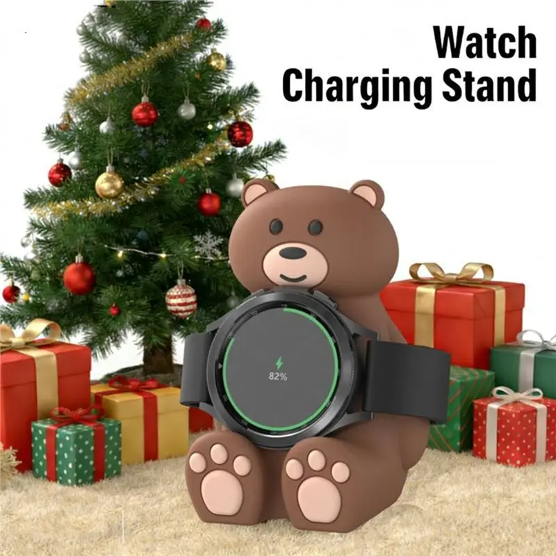 

PHILE-For Galaxy For Watch 8/7/6/6 Classic For Watch 5 и новее, силиконовая настольная зарядная док-станция для хранения часов