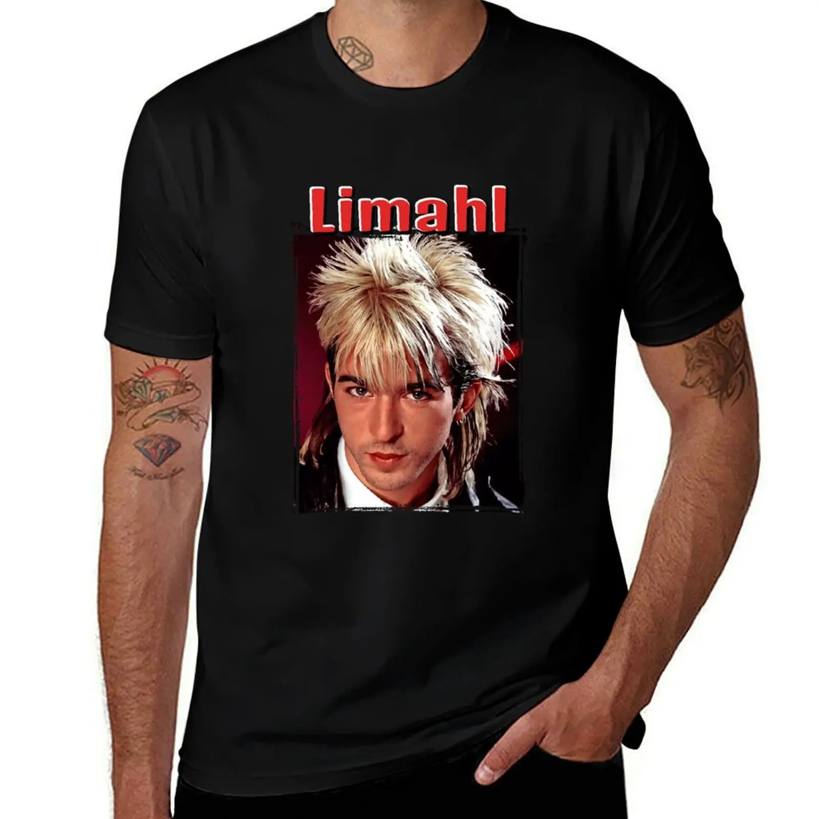 

Limahl T-Shirt Daily Wear Plain Short Sleeve Shirt