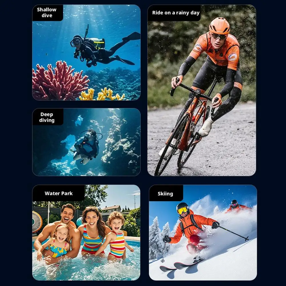 حافظة مقاومة للماء 70 متر لـ DJI Action 6 غطاء مبيت للغوص تحت الماء لملحقات حافظة مقاومة للماء DJI Action 6 #6