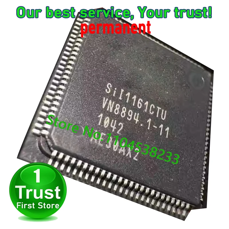 SIL1161CTU SII1161CTU SII1161 QFP100  5PCS/LOT Trust First   in stock