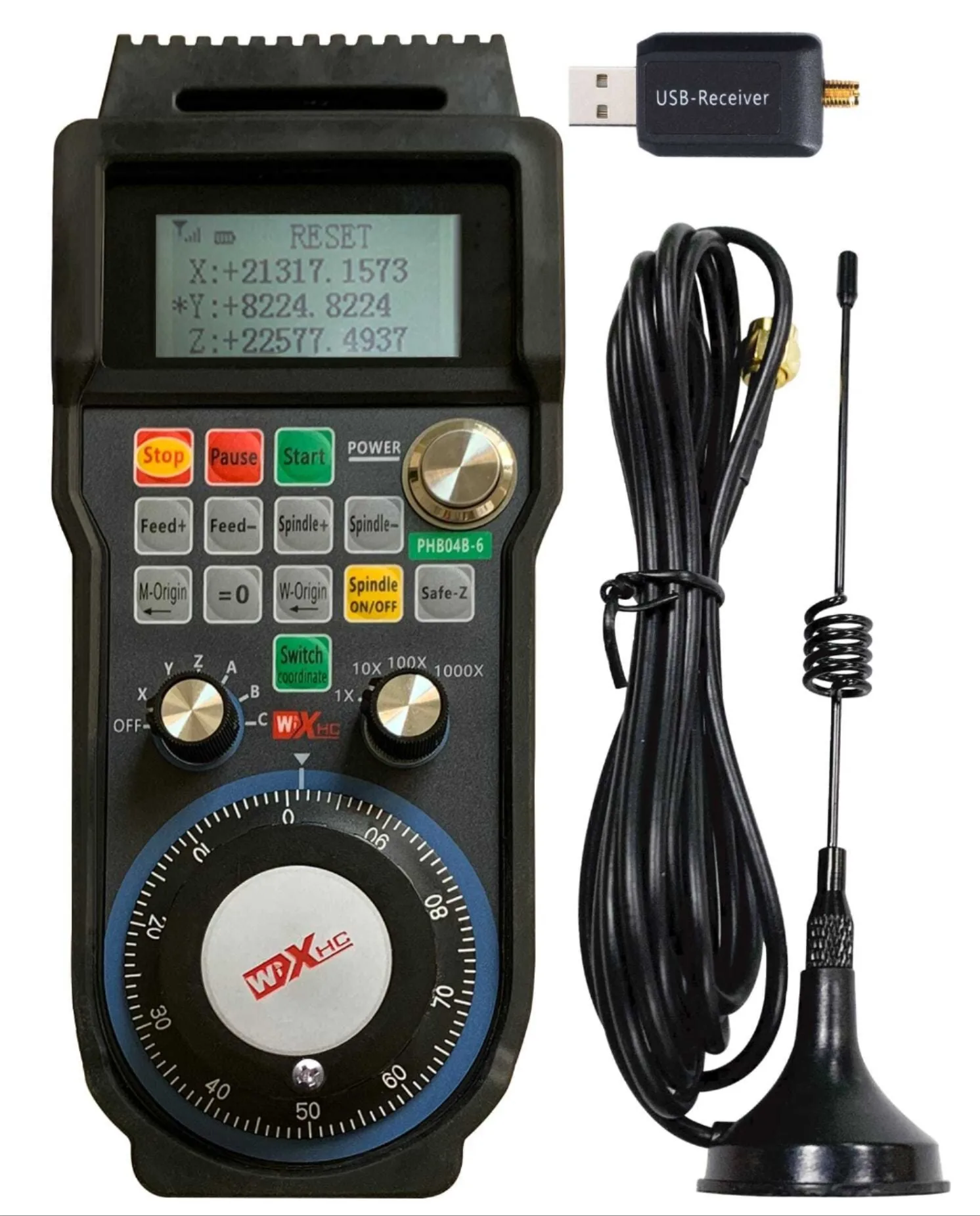 

Programmed Customized Remote Control for Cnc Software Based on PC Secondary Developed Cutting Remote Control PHB04B