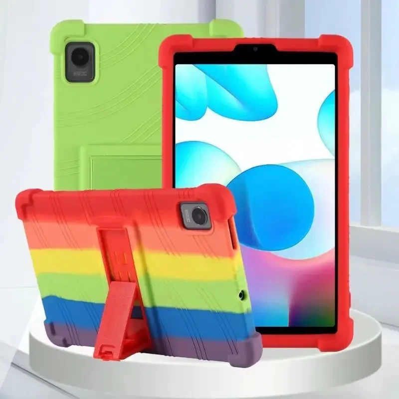 

For Blackview Tab 60 Kids Case 8.68" Tablet PC Soft Silicone Shockproof Cover with Rear Kickstand