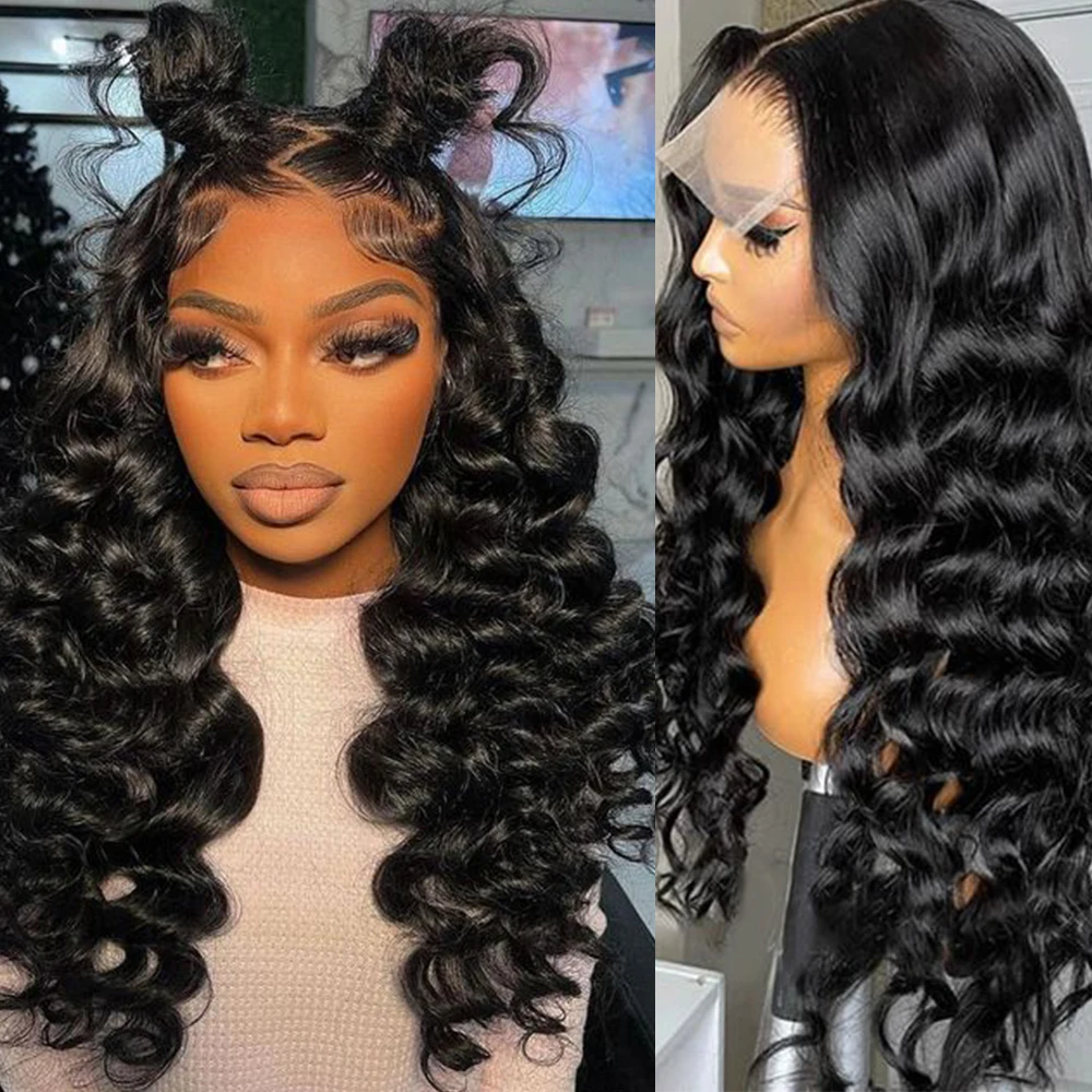 Wigs Human Hair Wigs Brazilian Wigs On Promotion Loose Wave 13x4 Lace Frontal Human Hair Wigs On Sale Clearance Human Hair Wig