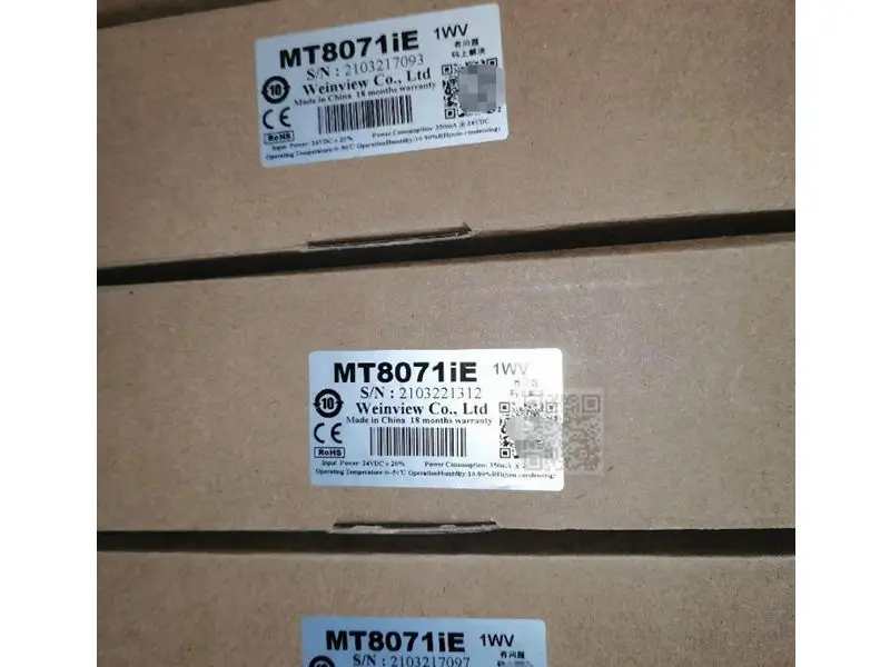 Imagem -02 - Weintek-weinview Weintek Hmi Touch Screen Ethernet Usb Host Substituir Mt8071ie Mt8071ie Novo