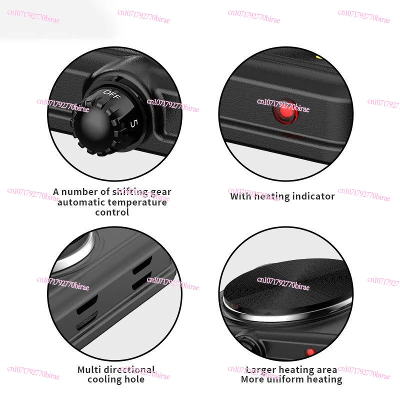 

Household European Multi-functional Induction Cooker Electric Heating Oven Adjustable Temperature Cooking Machine