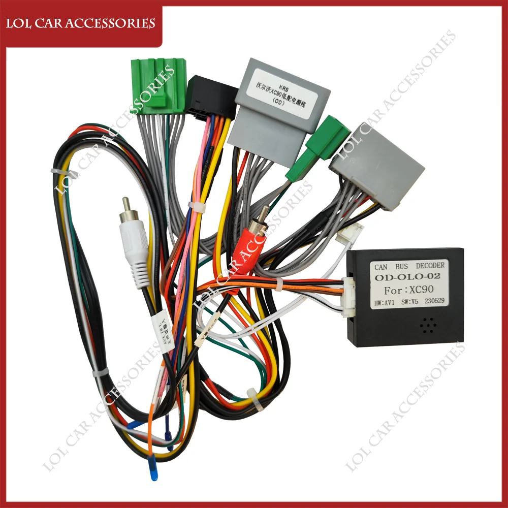 

Для Volvo XC90 2008-2013 Автомобильный радиоприемник Стерео Android GPS MP5 Плеер 16-контактный кабель питания Панель Canbus Рамка приборной панели Жгут проводов
