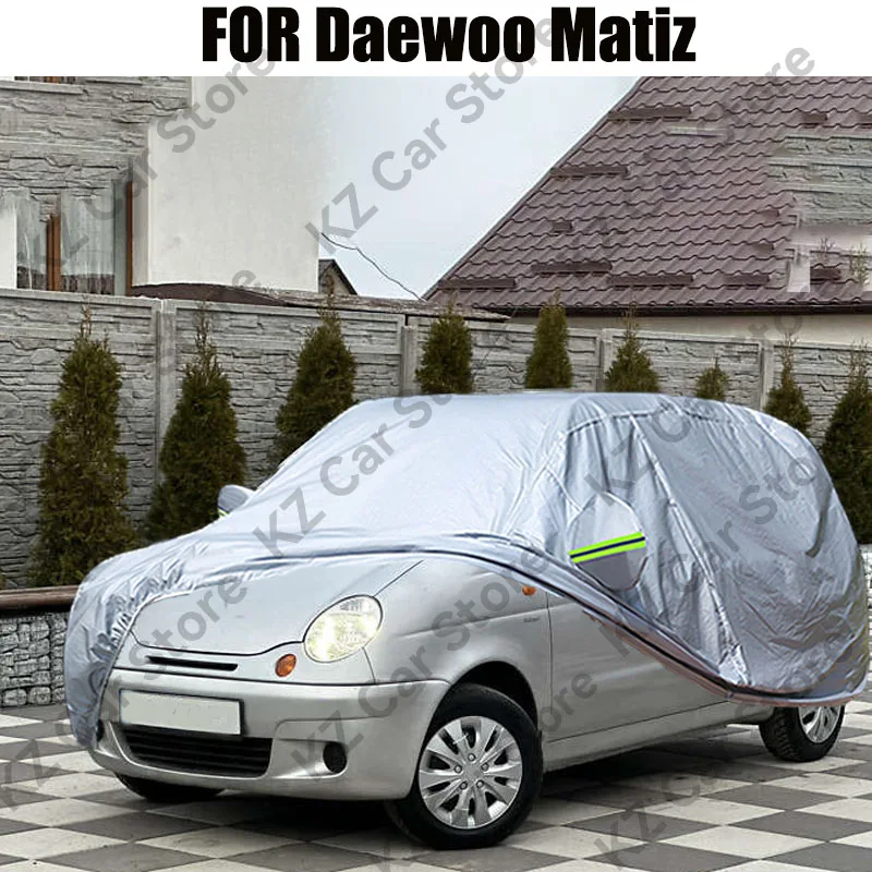 Car Cover For Daewoo Matiz Outdoor Sun Shade Anti-UV Snow Rain Resistant Auto Cover Dustproof