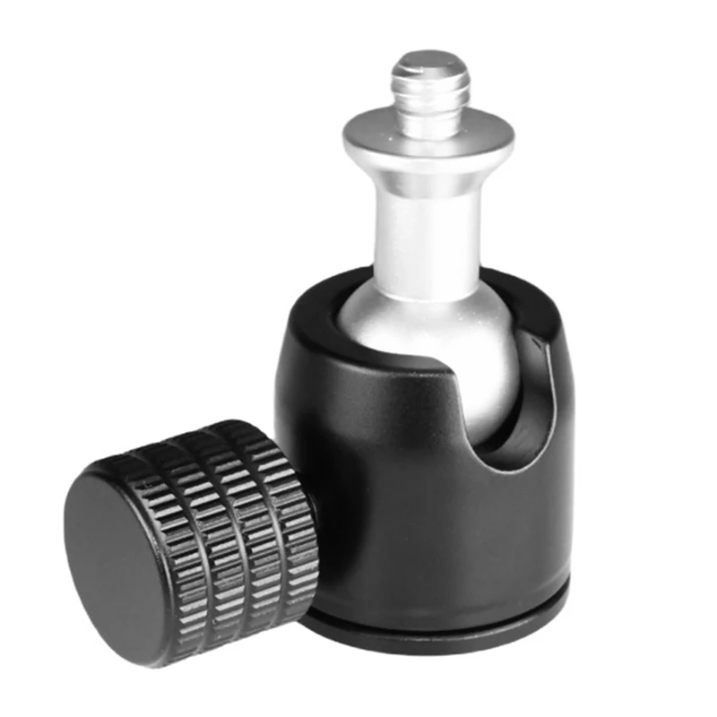 Universal Mini Tripod Ball Head 1/4-20 Base Adapter Degree For Interface Stabilizer For Camera Spare Parts Accessories