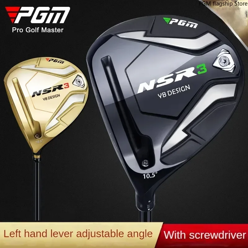 PGM Driver per mazze da Golf per mancini da uomo/numero 3/numero 5 legno in lega di titanio ad alto rimbalzo MG033