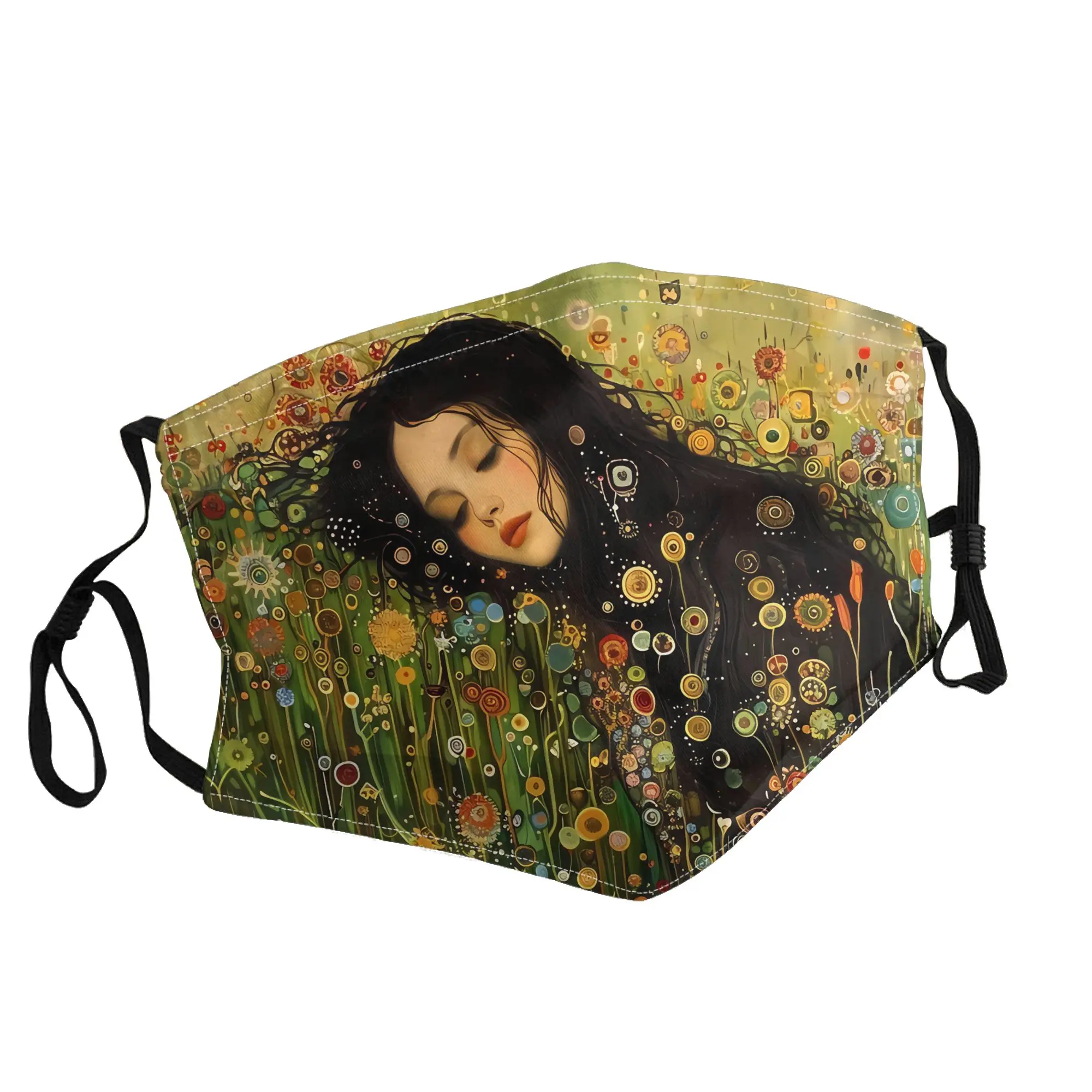 

Маска с рисунком Густава Климта, унисекс, для улицы, модная, с принтом