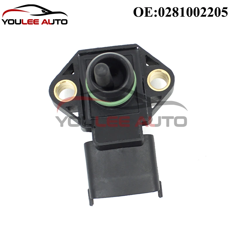 OEM 0281002205 Intake Air Manifold Pressure Sensor For Land Rover Defender Cabrio Station Wagon Discovery II 2.5 Td5 Auto Parts