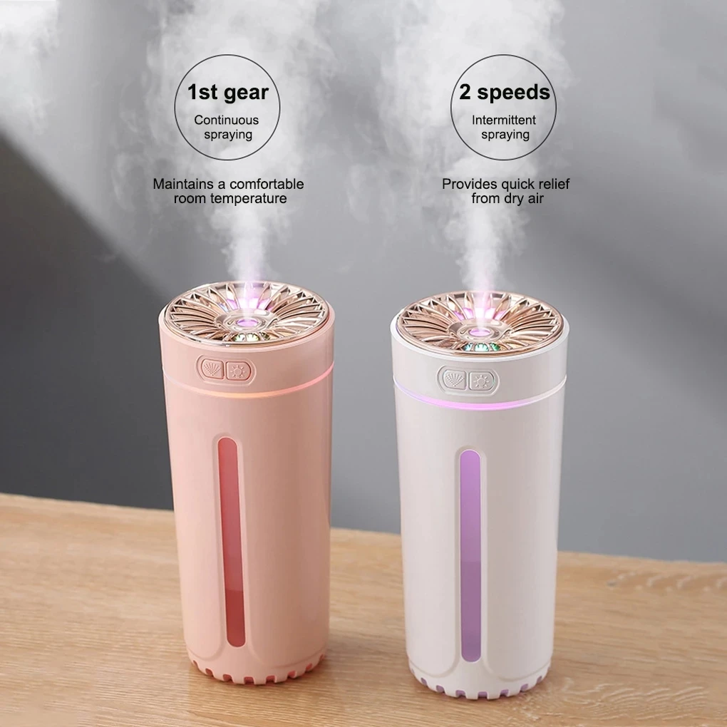 Wireless Car Humidifier 2023 New Portable 280ML Car Fragrance Xiaomi Humidifier Light Phantom Cup Air Diffuser Dropshipping