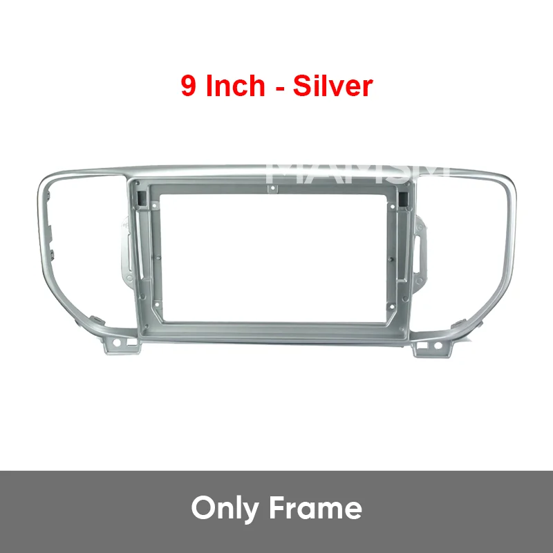 9 inch For KIA SPORTAGE KX-5 2015-2018 Car Panel Mounting Bezel Faceplate Center Console Fascia Car Radio Frame Cable CANBUS Kit