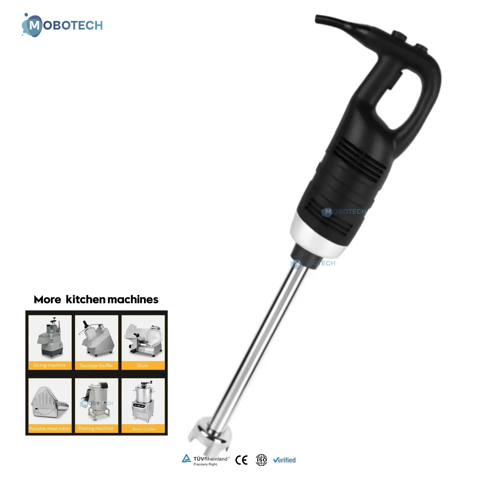 

Extra Heavy Duty 850w Commercial Immersion Blender Hand Blender with Variable Speed 110V US plug 20" SUS 304 Shaft Restaurant