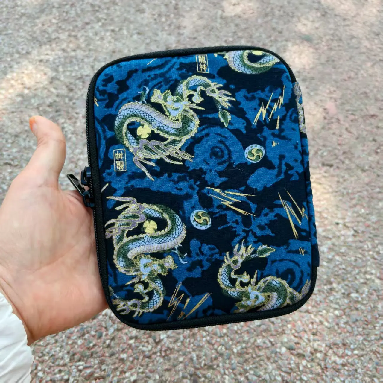 

High Quality Pencil Case, Pure cotton Fountain Pen Bag Stationery Bag, Zipper Box, 5-Hole Pencil Case
