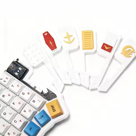 NEW Silakka54 Wired Split Keyboard Custom 6X4 Adjustable Tilt Bracket QMK/VIAL RP2040 Ergonomic hot-swap MX switch for gamers