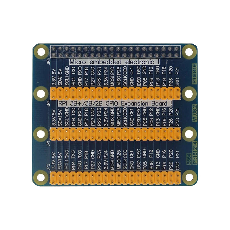 Untuk Raspberry Pi 4 Model B 3X40 Pin GPIO Adaptor Papan Ekstensi 1 Sampai 3 GPIO Modul untuk Jeruk Pi Raspberry Pi 4B/3B +/3B