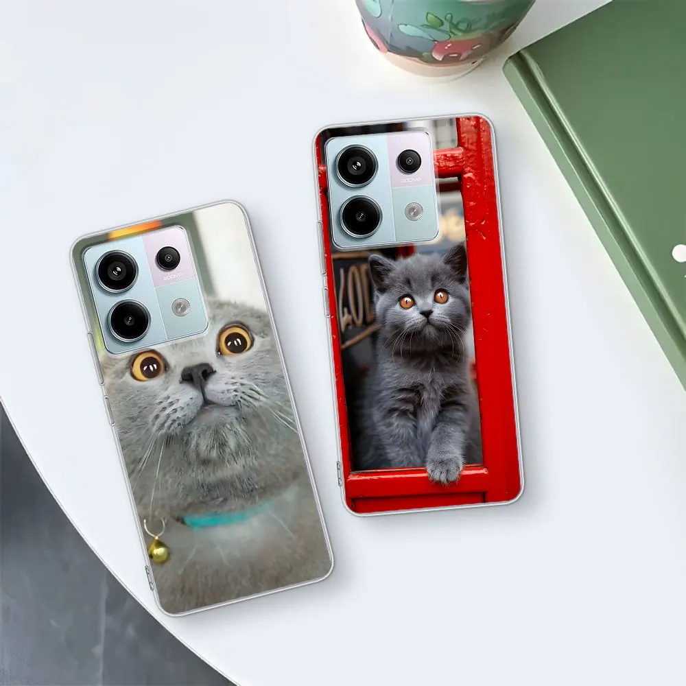 Чехол British Shorthair Cat для Xiaomi Redmi 12 10C 6 8A 6A 7 7A 8 9 9A 9i 9C 9T 10 10A 10X 12C K20, прозрачный мягкий чехол для телефона Чехол British Shorthair Cat для Xiaomi Redmi 12 10C 6 8A 6A 7 7A 8 9 9A 9i 9C 9T 10 10A 10X 12C K20, прозрачный мягкий чехол для телефона