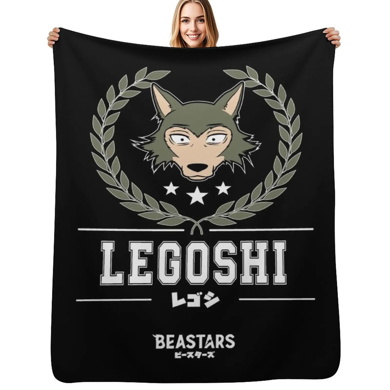 BEASTARS: TEAM LEGOSHI Throw Blanket Custom Soft Warm Moving Travel Heavy Blankets