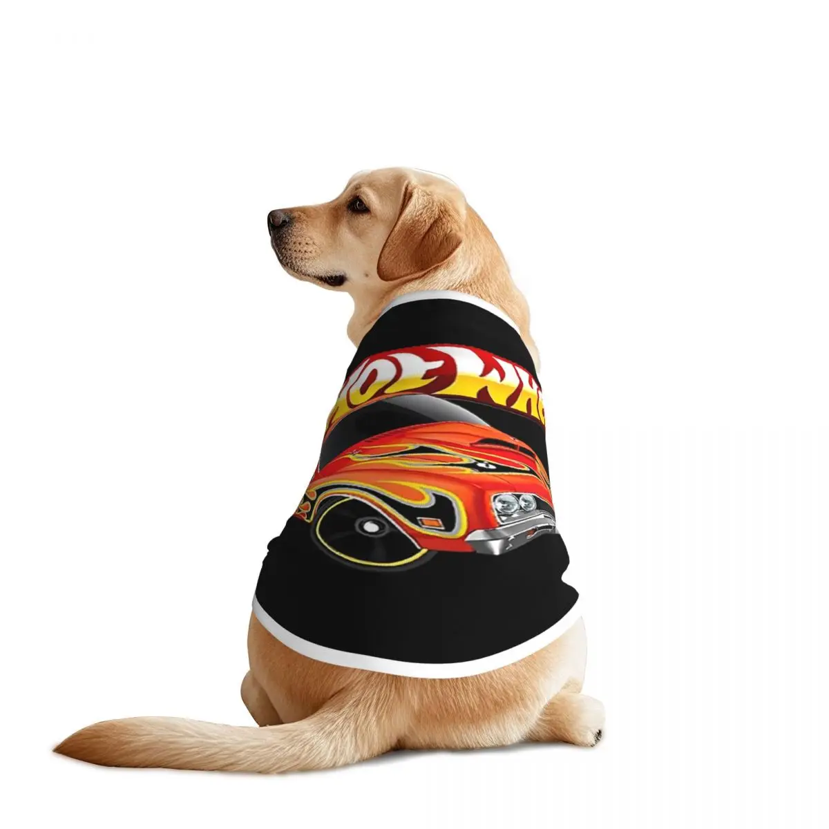 Hot Wheels para fanáticos, chaleco para mascotas, coche deportivo de dibujos animados, chaqueta fina para perros y gatos, ropa de malla para mascotas, accesorios para perros