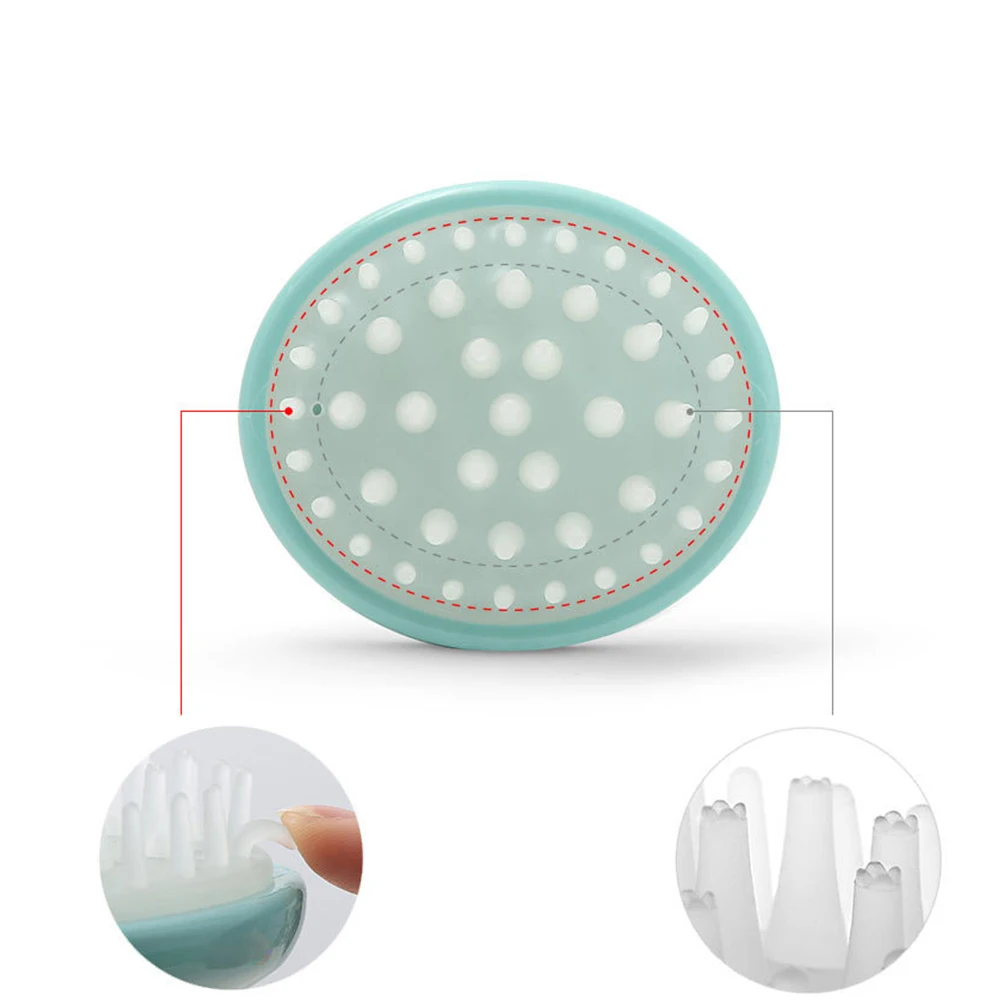 

1pc Portable Washing Brushes Scalp Massager Comb Hair Shampoo Brush For All Hair Types Dandruff Control Blood Circulation