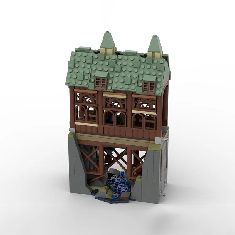 489pcs MOC HP Modulair De Houten Brug Harry Modelbouw speelgoedblokken Monteren DIY creatief Onderwijs kerstcadeau Baksteen